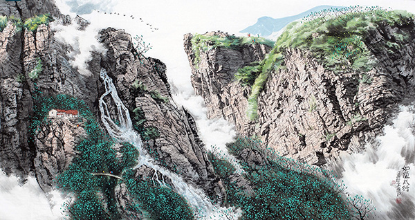 办公室挂什么画最吉利，什么属相不能挂山水画(图1)