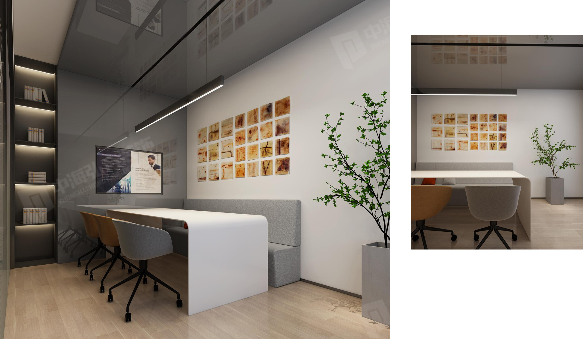 自然而诗意的办公空间 | 办公室装修设计案例(图6)