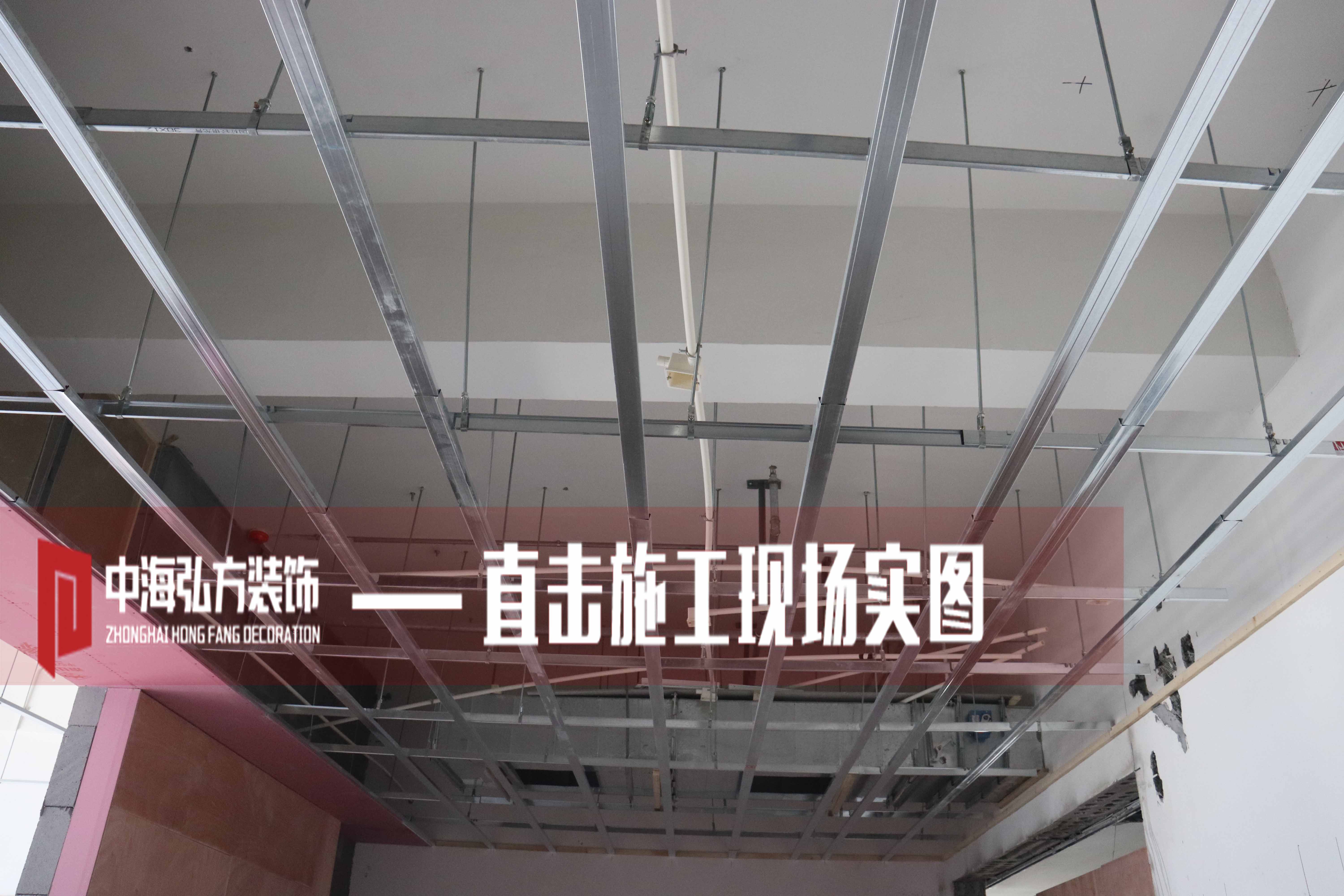 办公室装修施工巡检，多个项目施工进行中(图8)