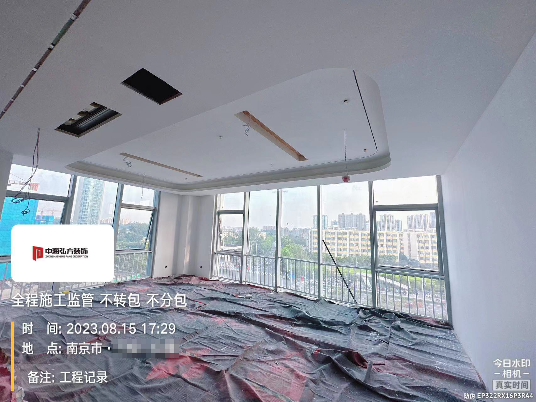 江苏**办公室装修施工巡检（2）(图15)